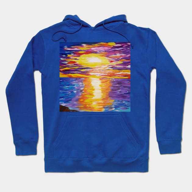 Ocean Sunset Hoodie by Oregon333